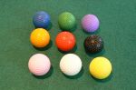 45 Low Bounce Multi Coloured Minigolf Balls