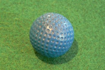 Blue Minigolf Ball