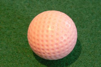 Pink Minigolf Ball