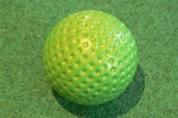 Green Minigolf Ball