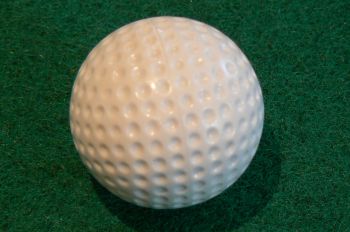 White Minigolf Ball