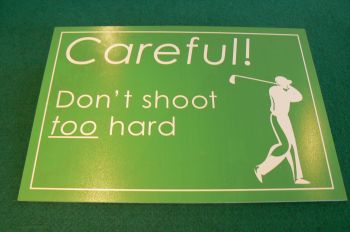 Safety Sign "Dont Shoot"